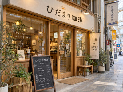 星見中央商店街にカフェが新規オープン